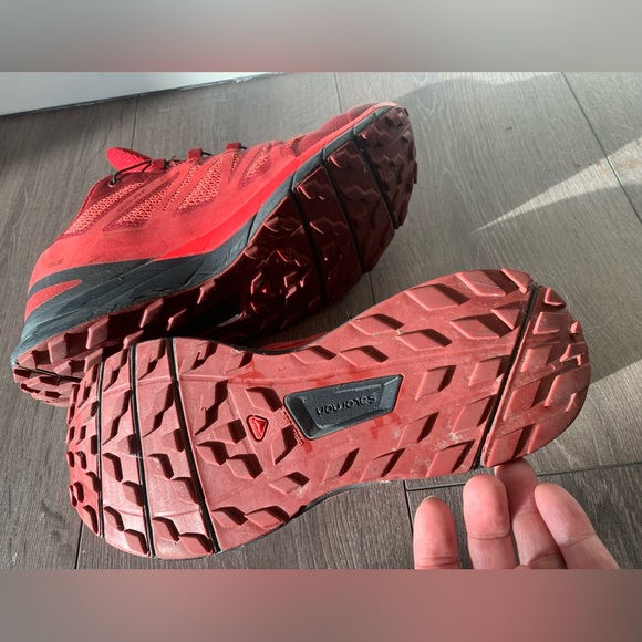 SalomonVibe gotex shoes running very good condition like 90%, Red size: 8.5~26,5 - Picture 7 of 12
